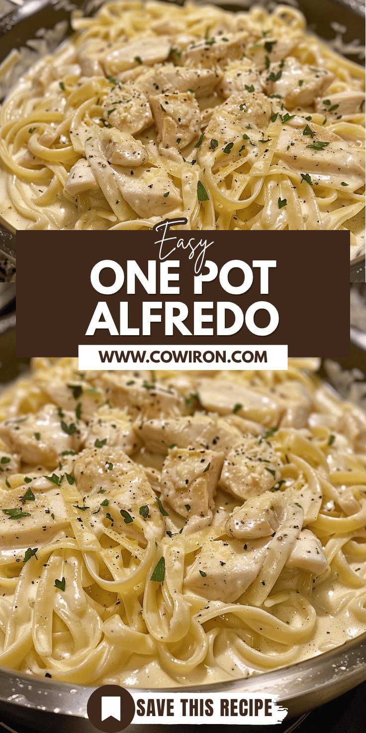 One-Pot Chicken Alfredo Recipe