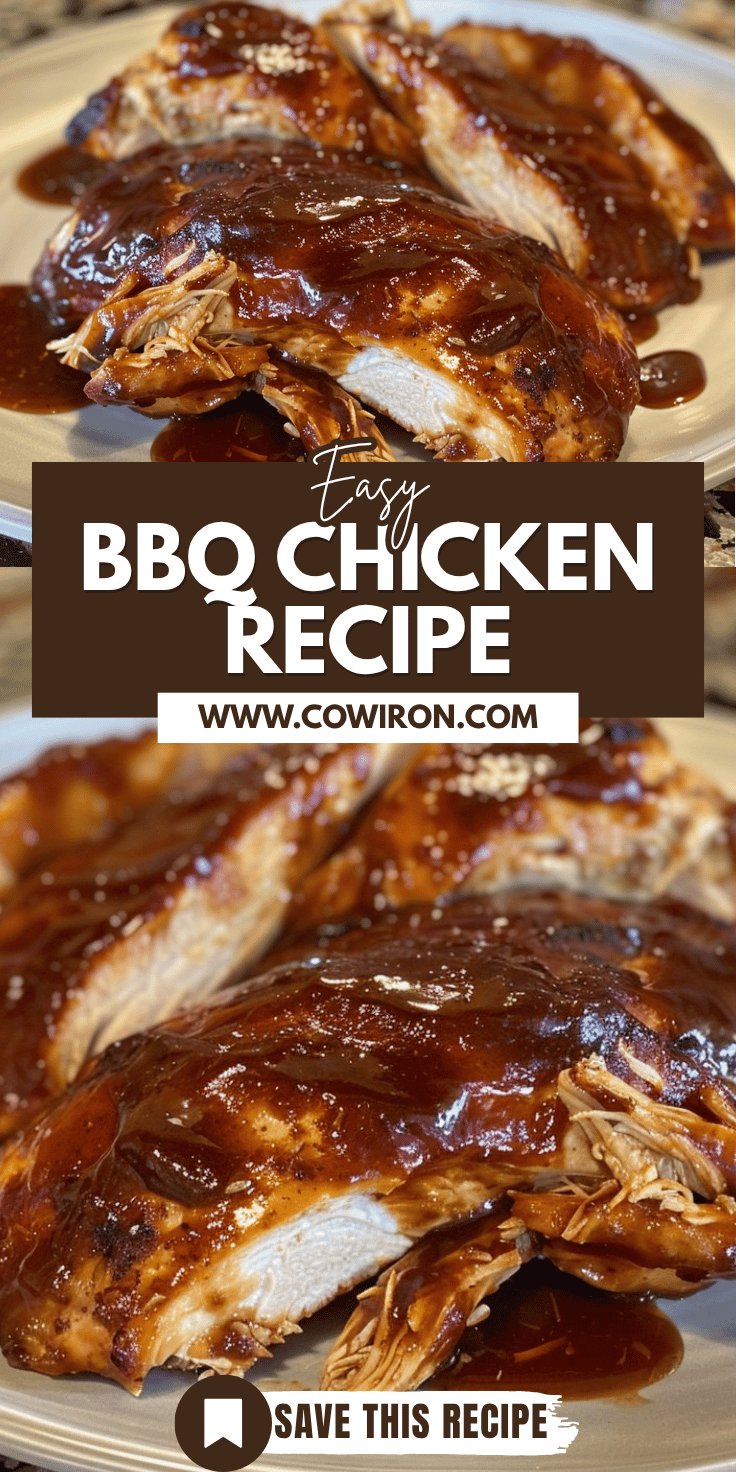 Easy Crockpot BBQ Chicken Recipe