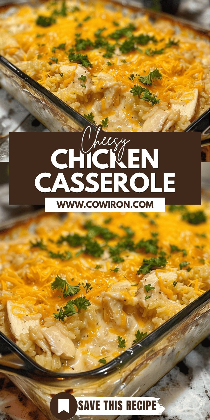 Cheesy Chicken Rice Casserole Recipe