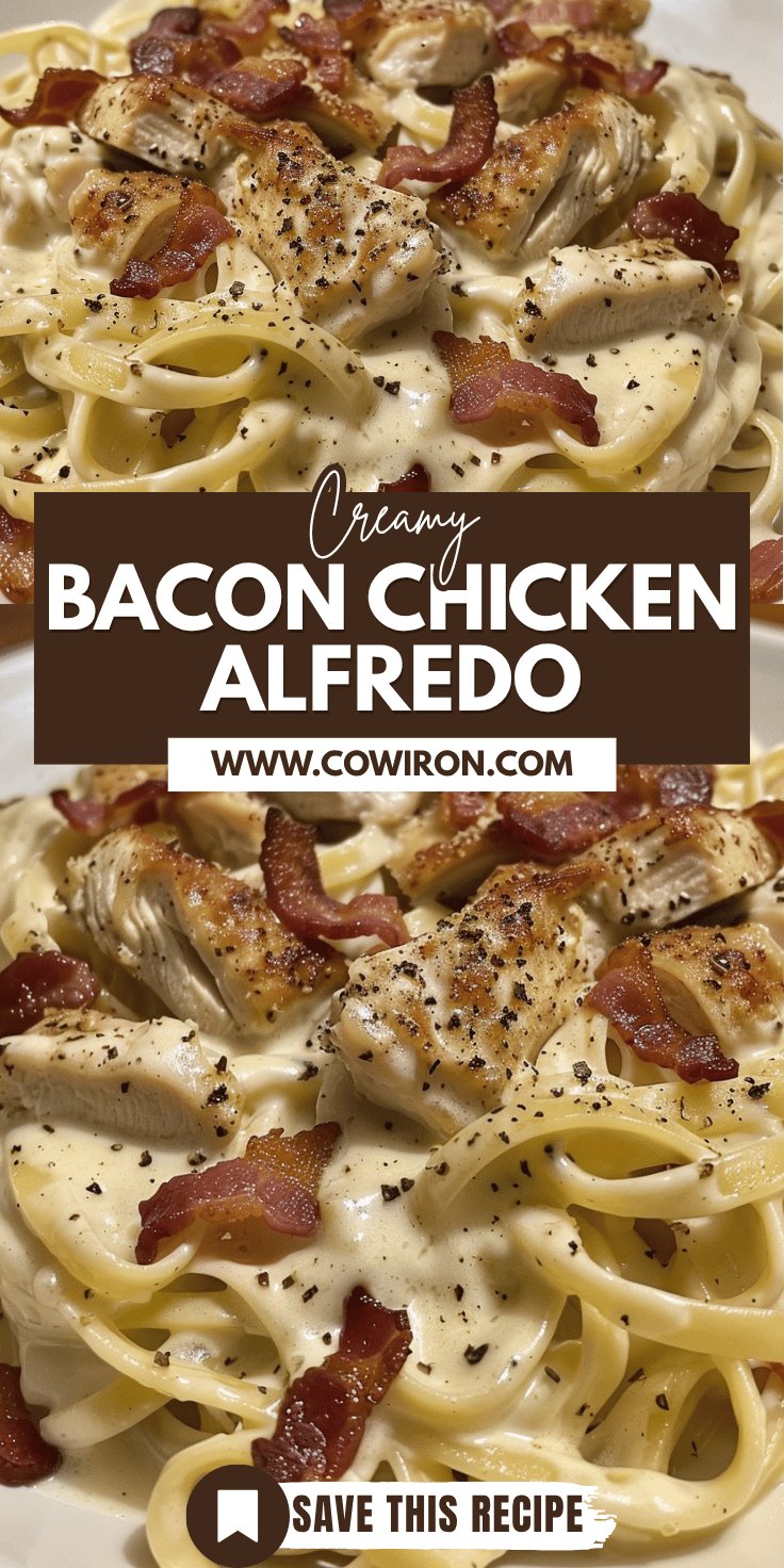 Bacon Chicken Alfredo Recipe