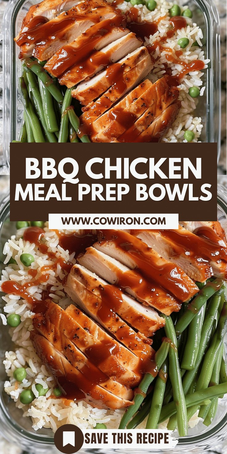 Grilled BBQ Chicken Meal Prep Bowls