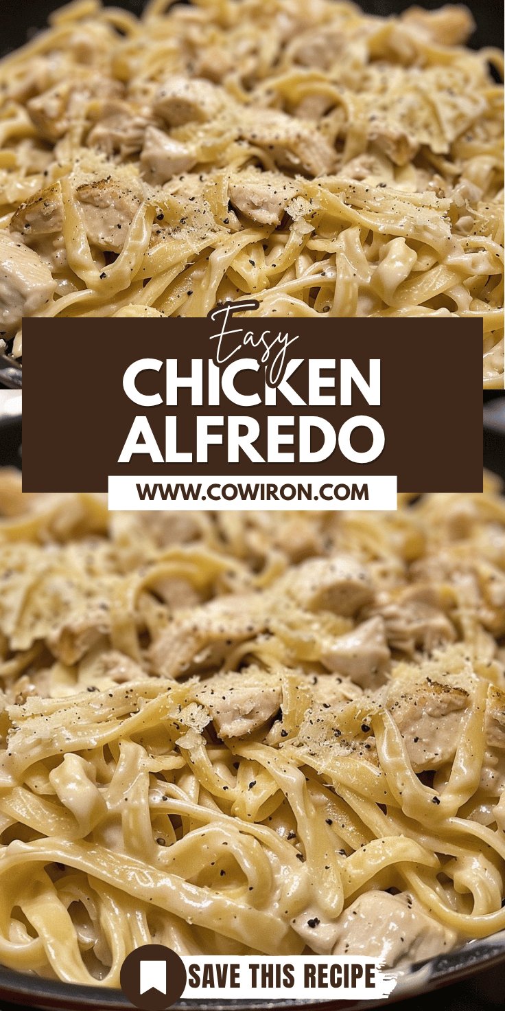 Easy Chicken Alfredo Pasta Recipe
