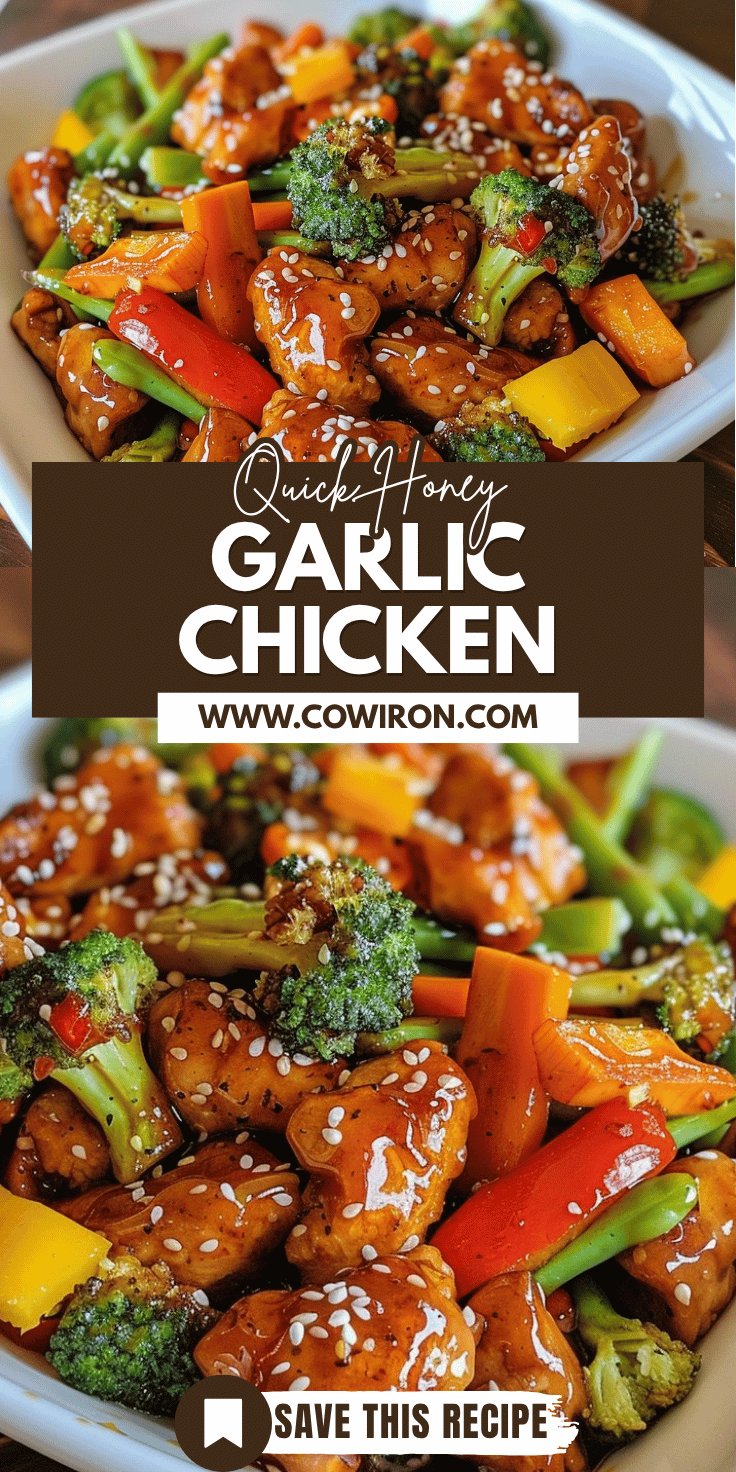 Honey Garlic Chicken Stir Fry