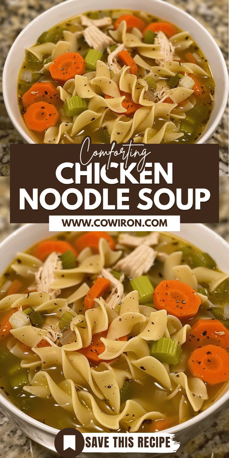 Slow Cooker Chicken Noodle Soup - Homestyle Recipe