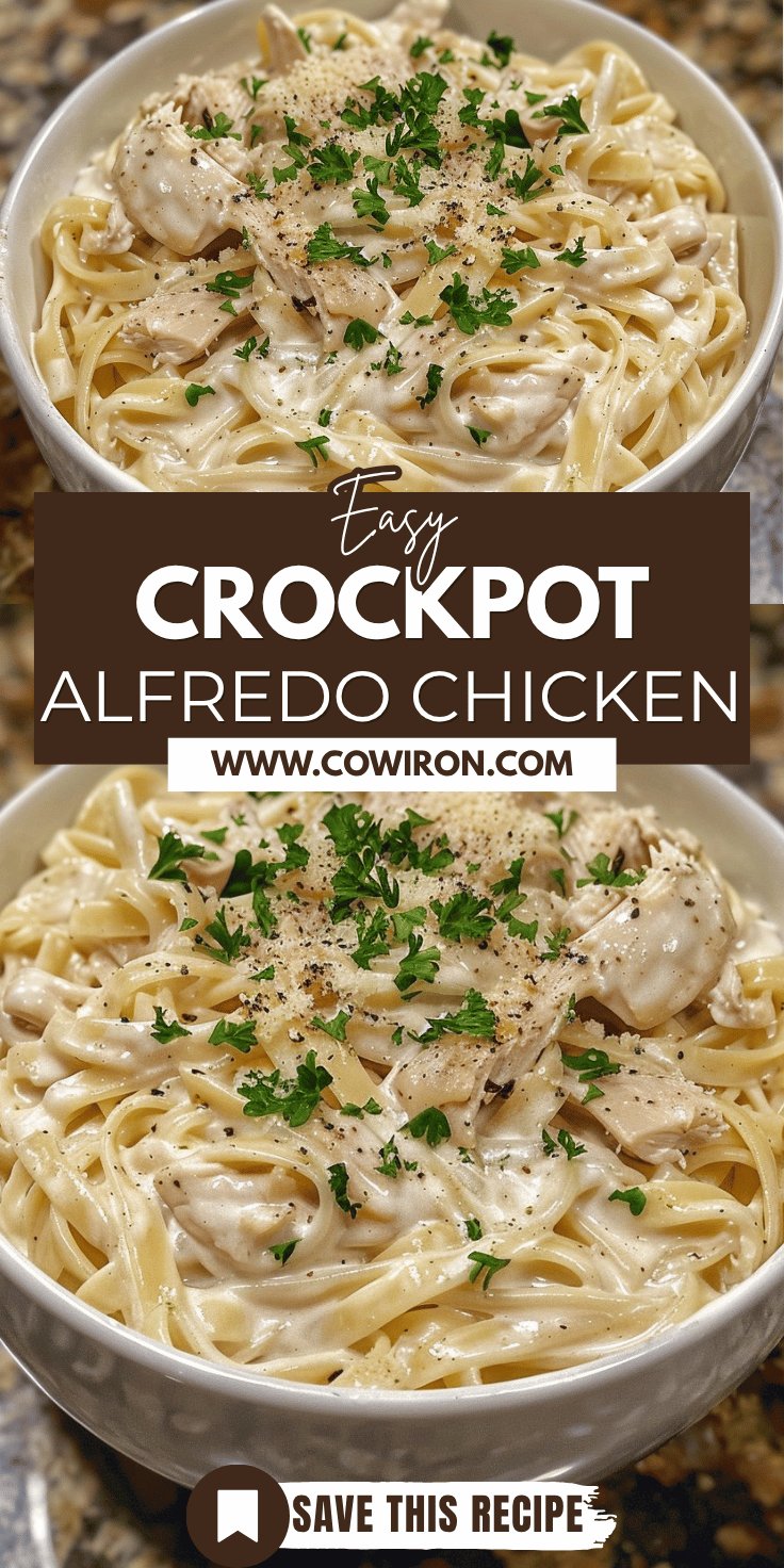 Crockpot Chicken Alfredo Recipe