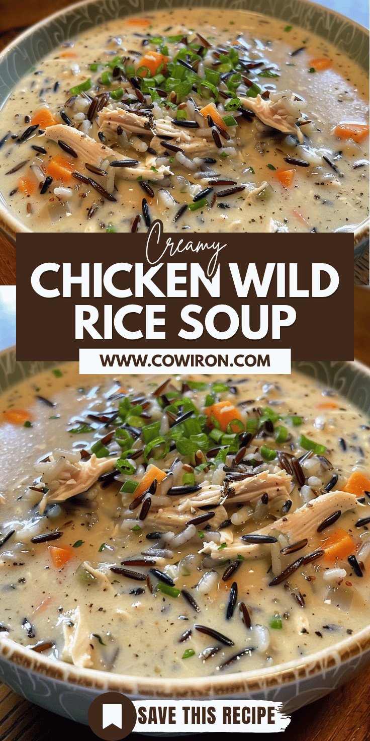 Crockpot Chicken Wild Rice Soup