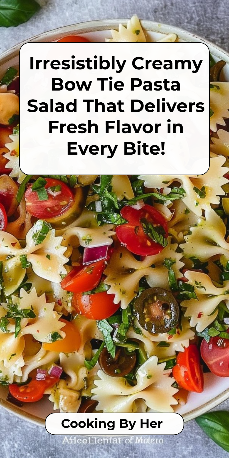 Bow Tie Pasta Salad