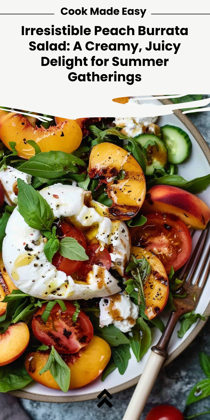 Peach Burrata Salad Recipe