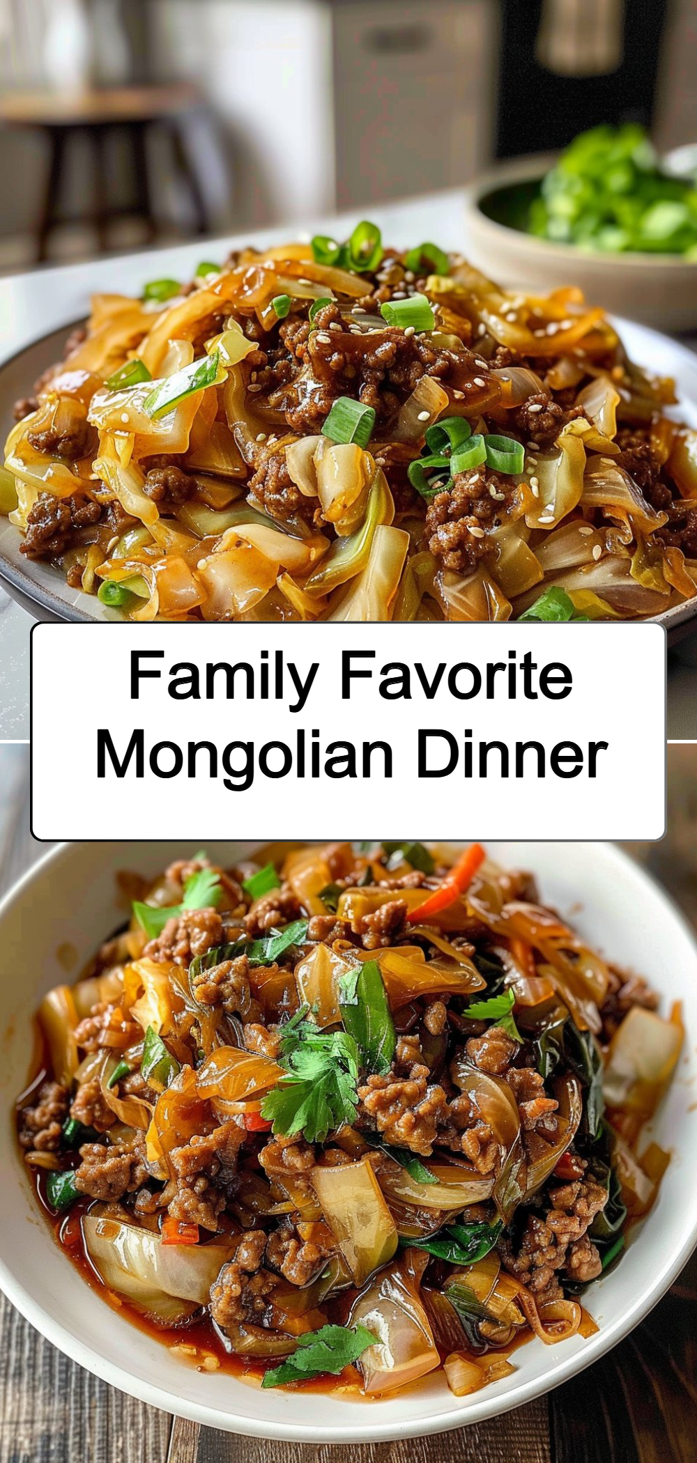 Family Favorite Mongolian Dinner