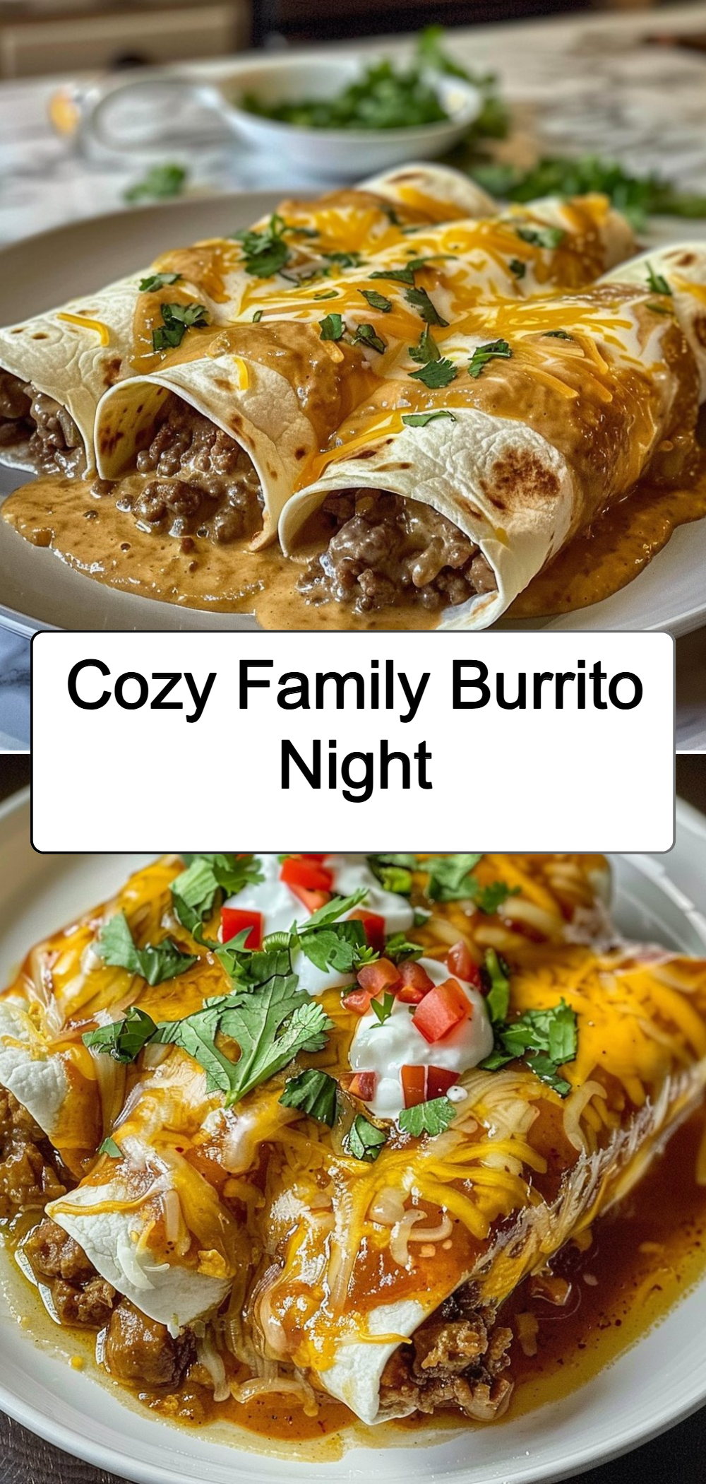 Cozy Family Burrito Night