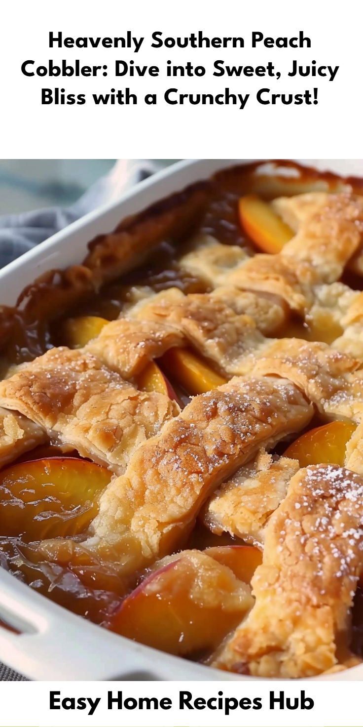 Southern Peach Cobbler