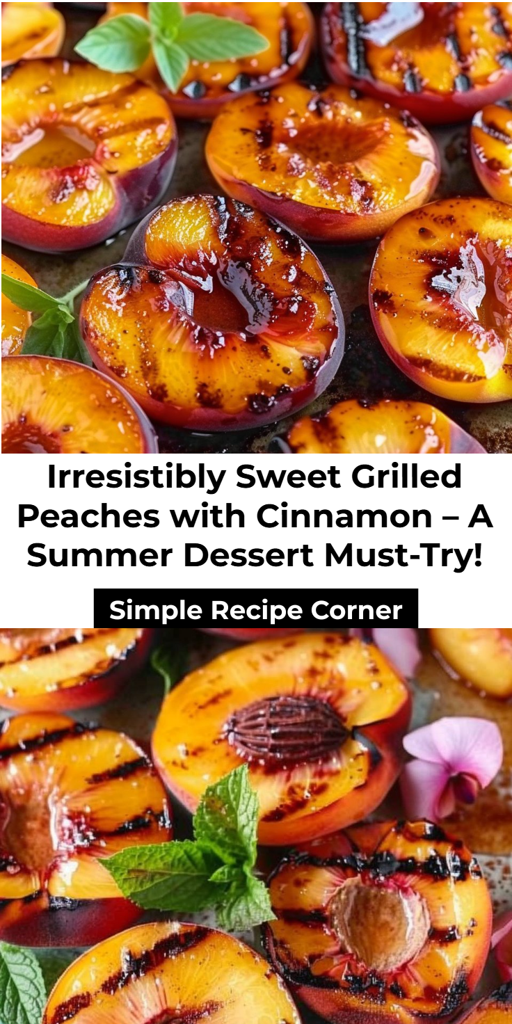 Cinnamon-Grilled Peaches