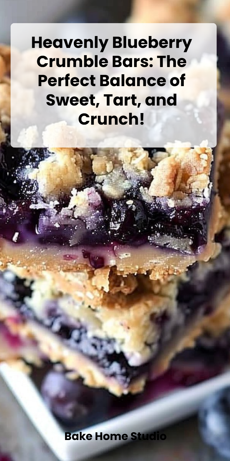 Blueberry Crumble Bars