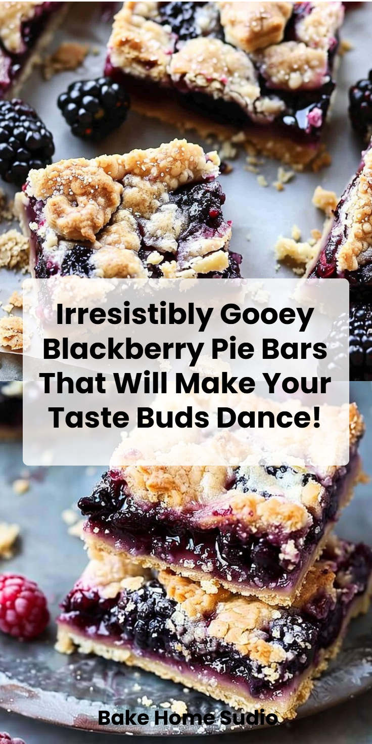 Blackberry Pie Bars Recipe