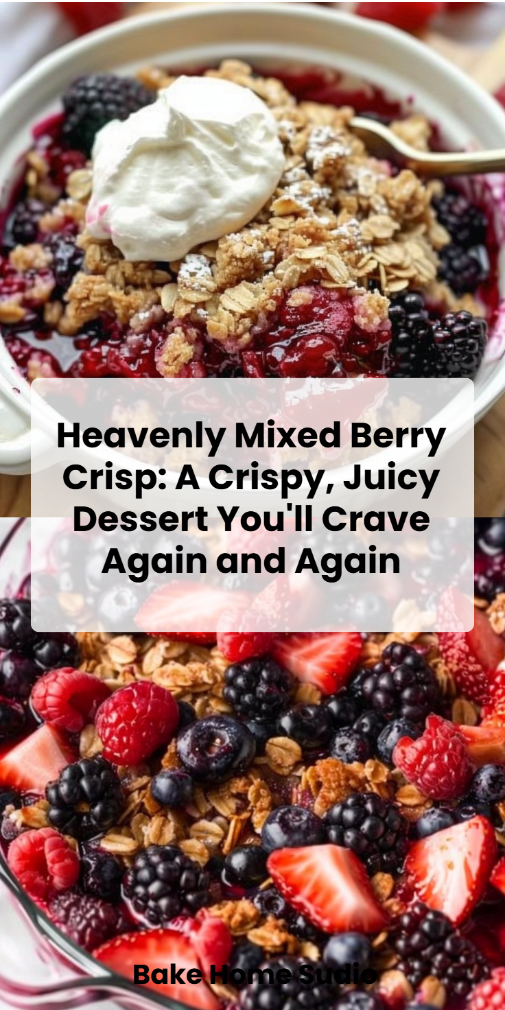 Mixed Berry Crisp Recipe