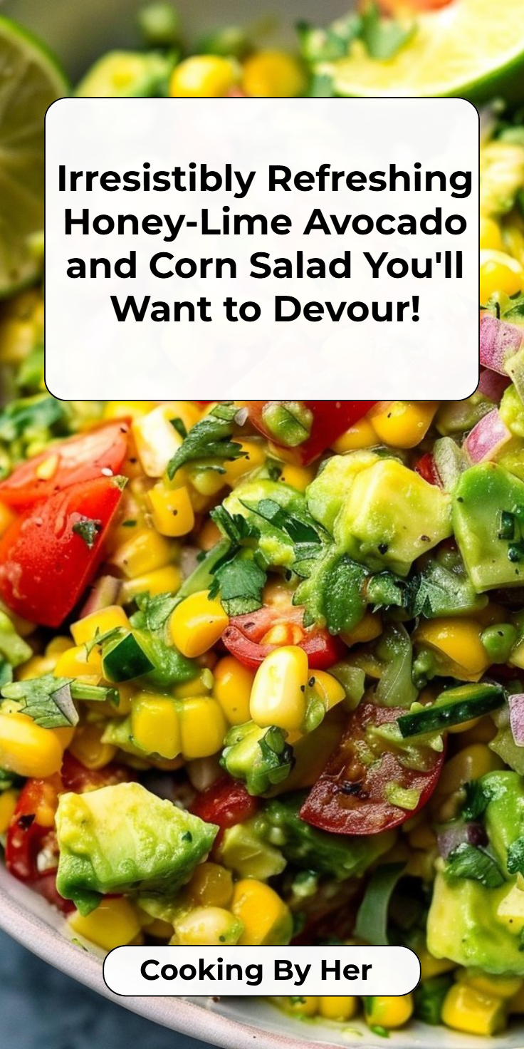 Avocado and Corn Salad with Honey-Lime Dressing
