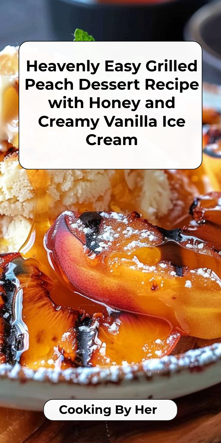 Easy Grilled Peach Dessert Recipe