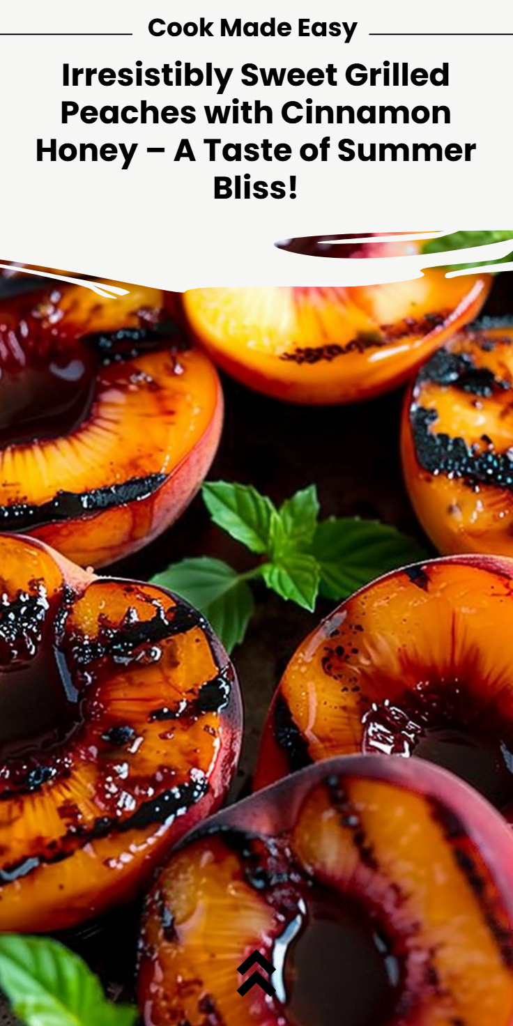Cinnamon-Honey Glazed Grilled Peaches