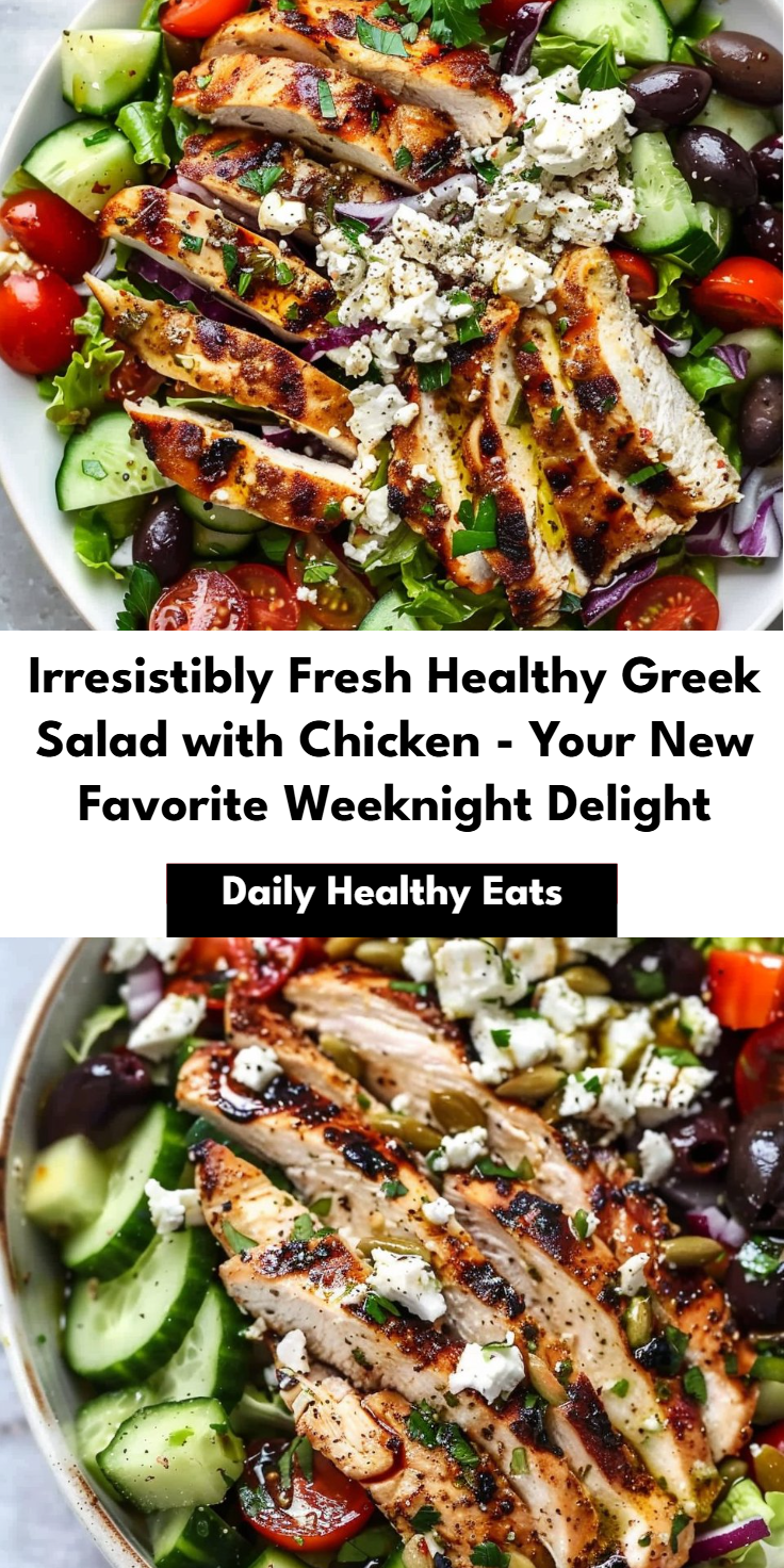 Healthy Greek Chicken Salad