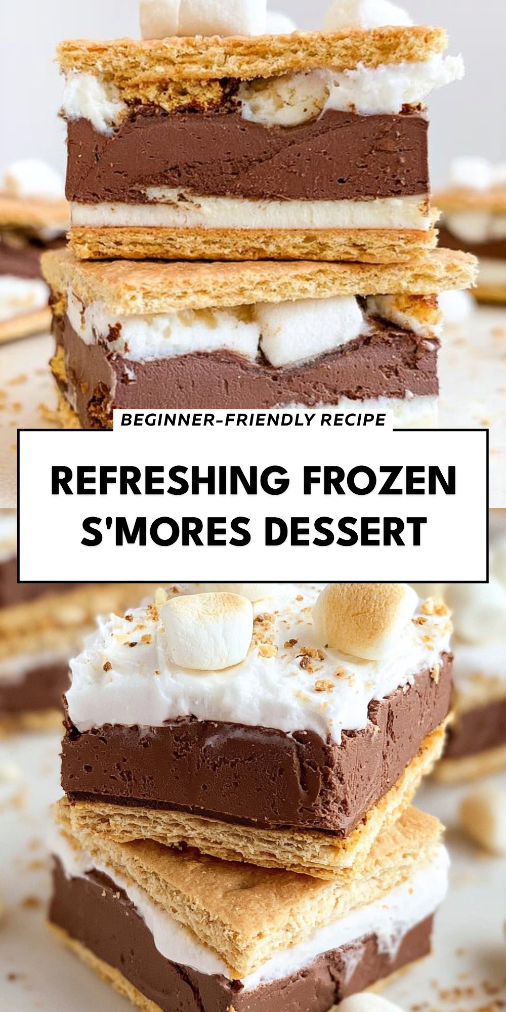 Refreshing Frozen S'mores Dessert