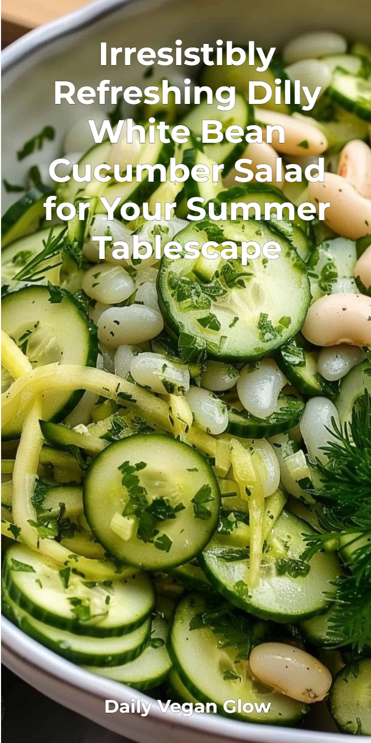 Dill White Bean and Cucumber Salad