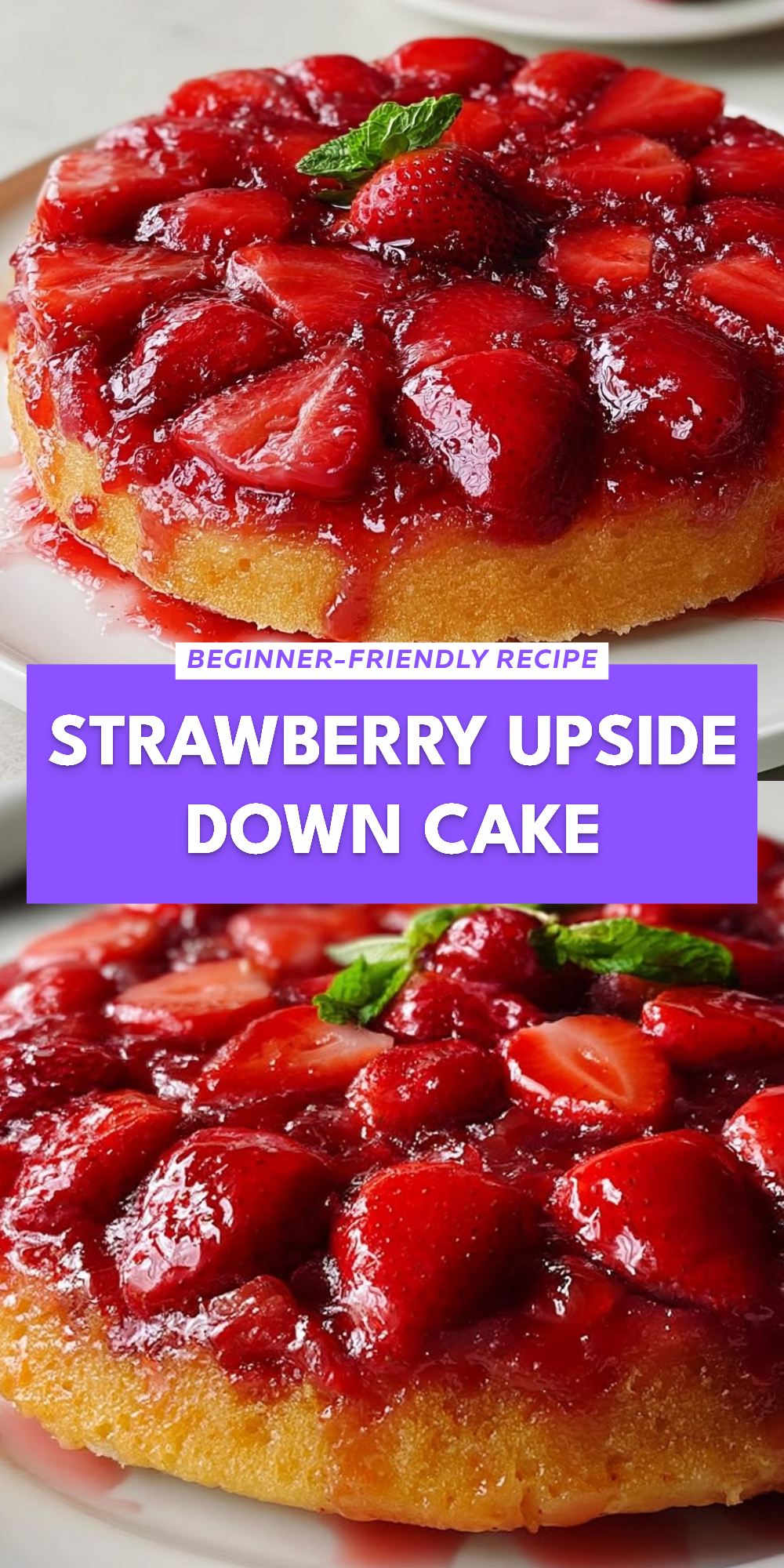 Strawberry Upside Down Cake