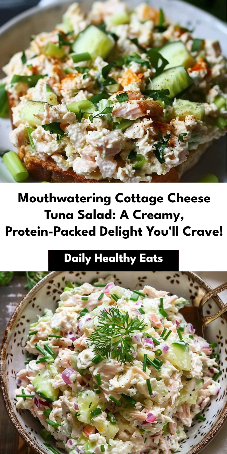 Tuna Salad with Cottage Cheese