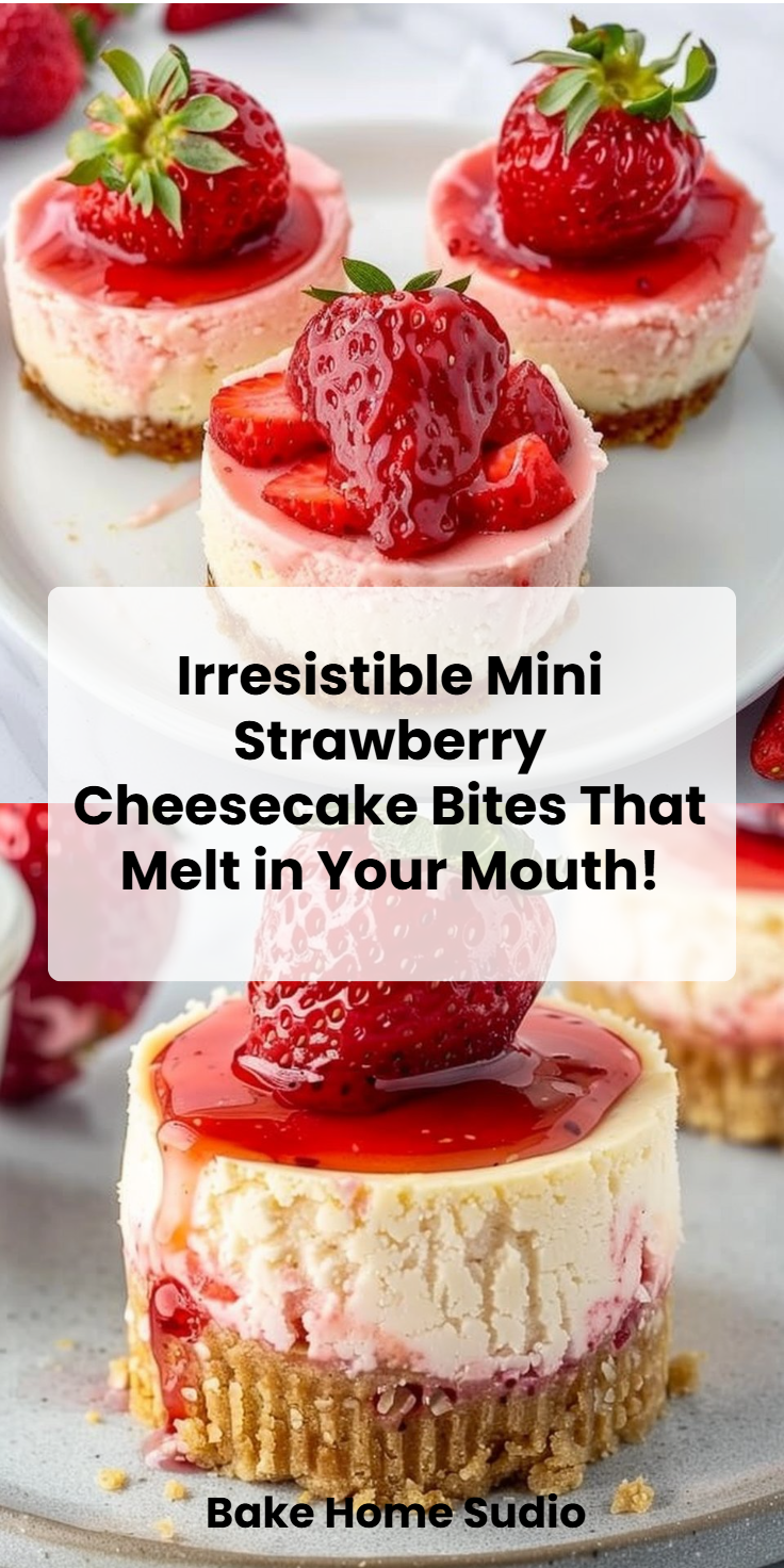Mini Strawberry Cheesecake
