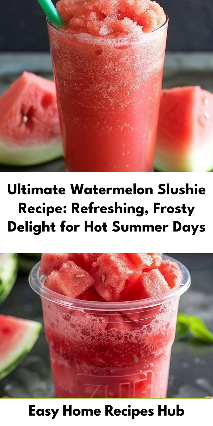 Watermelon Slushie Recipe