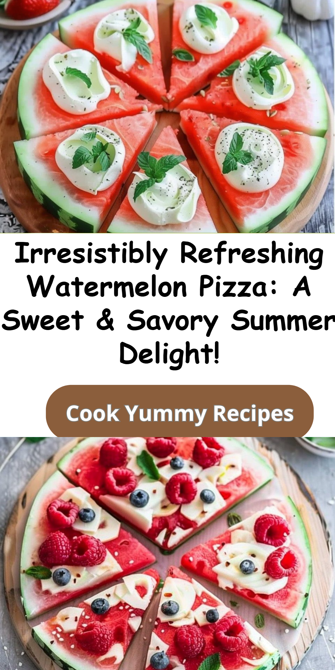 Watermelon Pizza Recipe