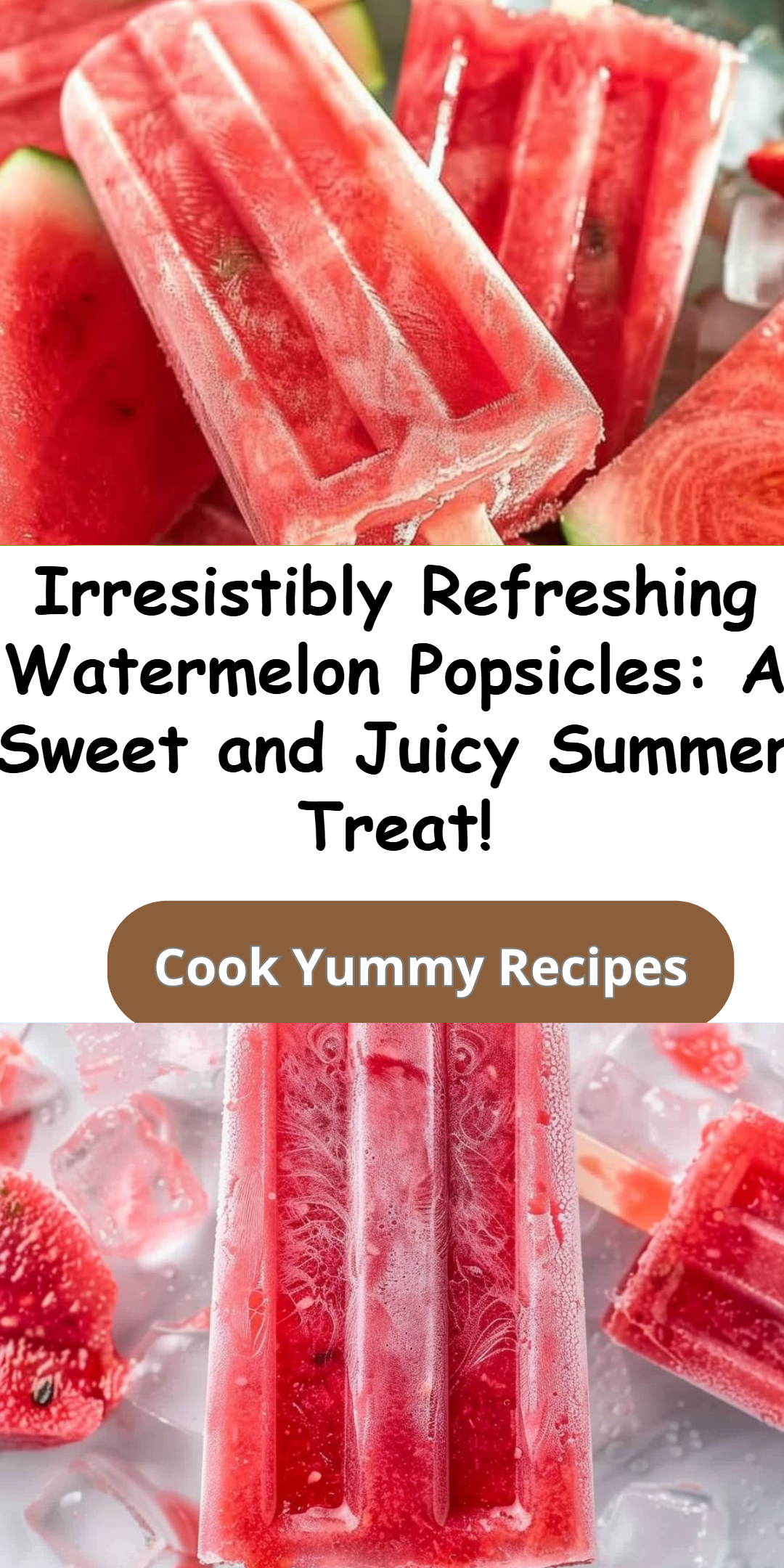 Watermelon Popsicles