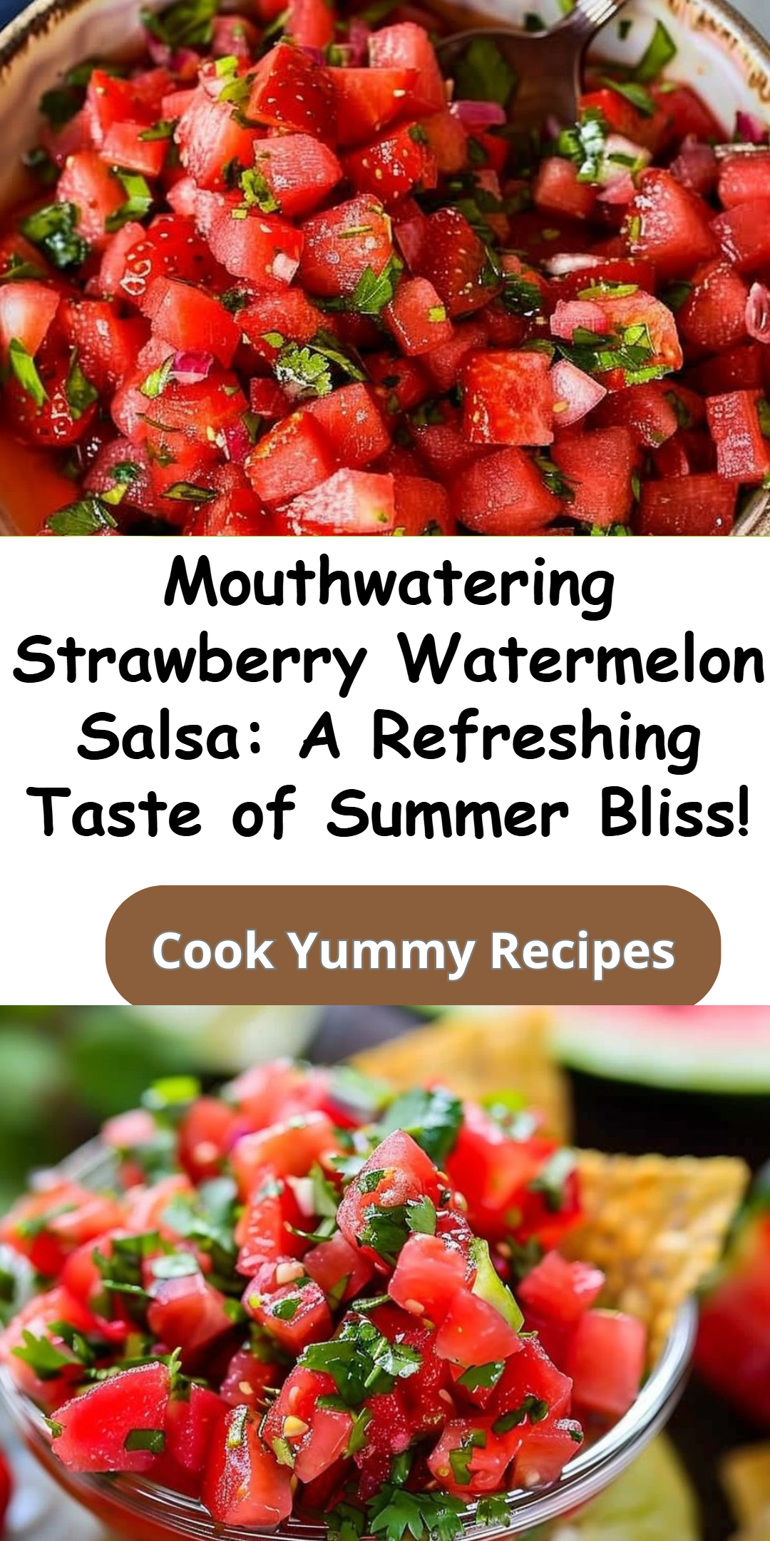 Strawberry Watermelon Salsa Recipe