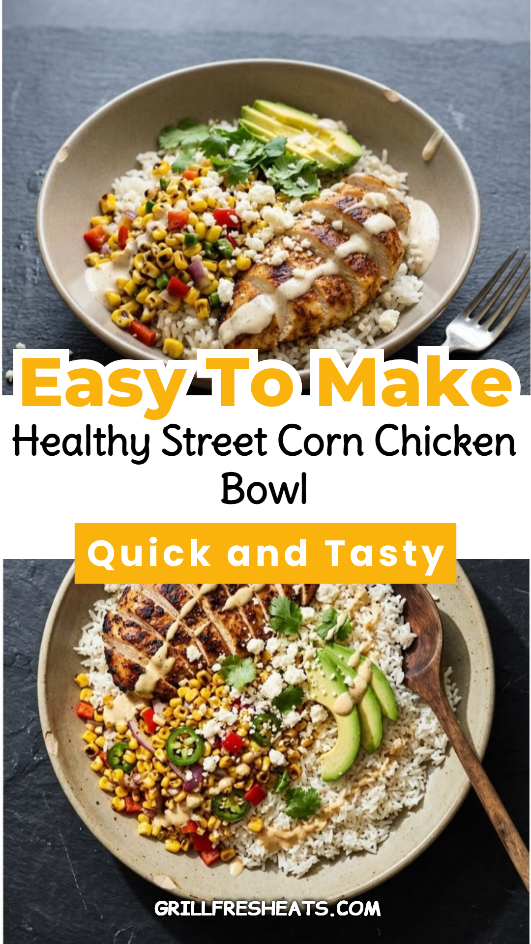 Healthy Street Corn Chicken Bowl 1 Healthy Street Corn Chicken Bowl