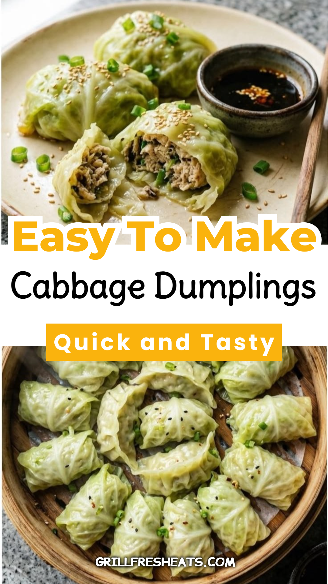 Cabbage Dumplings 1 Cabbage Dumplings
