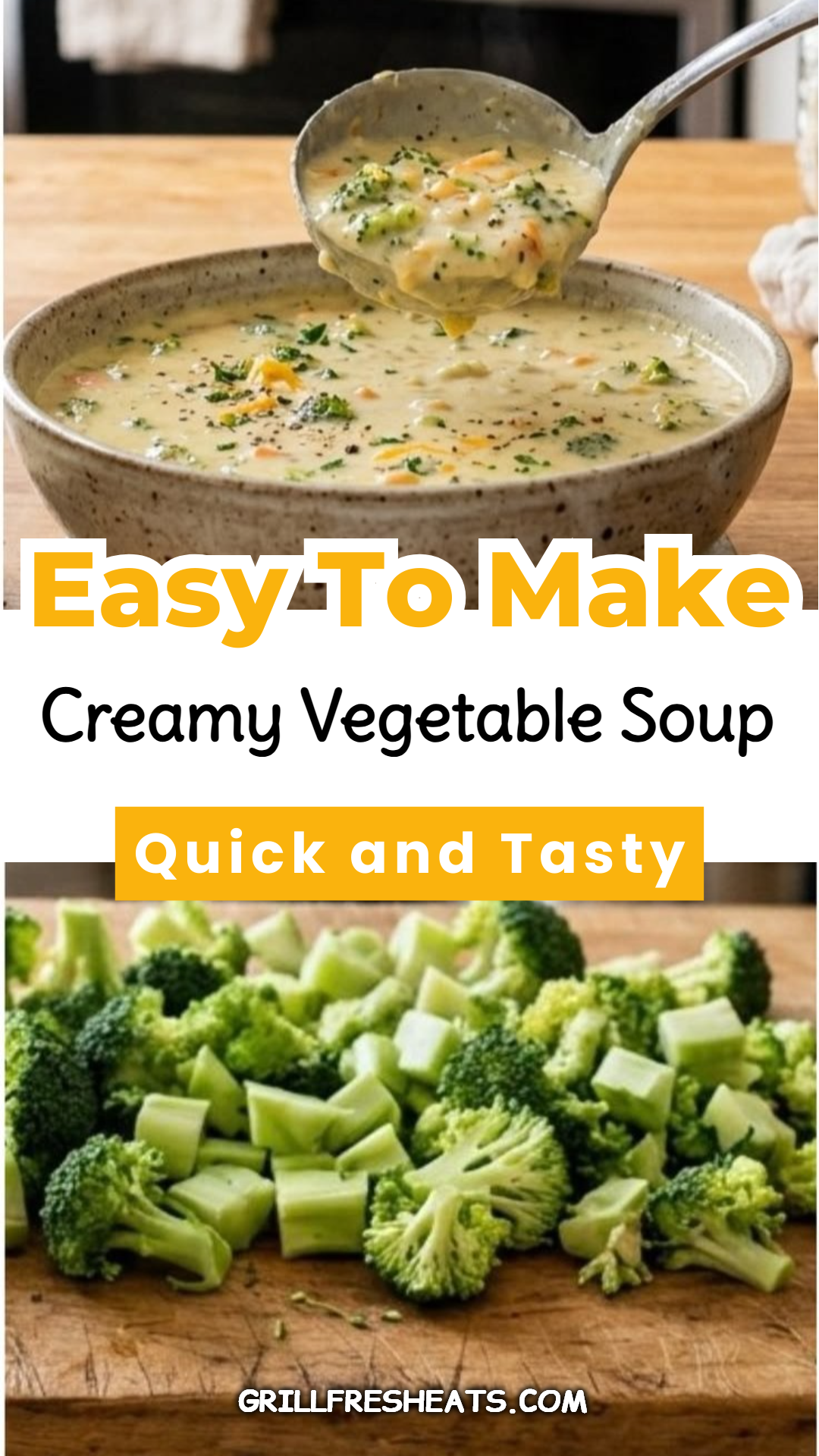 Creamy Vegetable Soup 1 Creamy Vegetable Soup