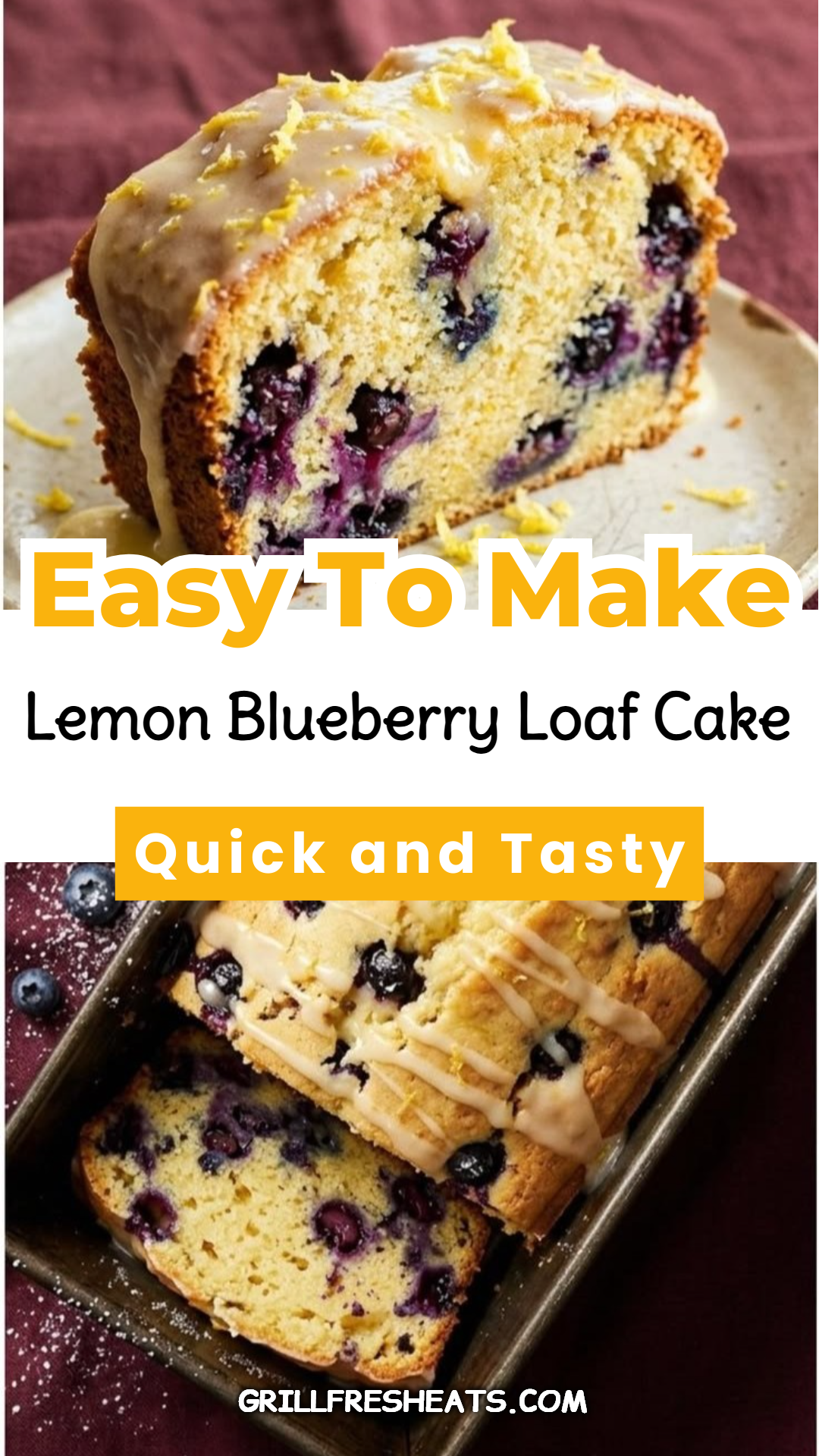 Lemon Blueberry Loaf Cake