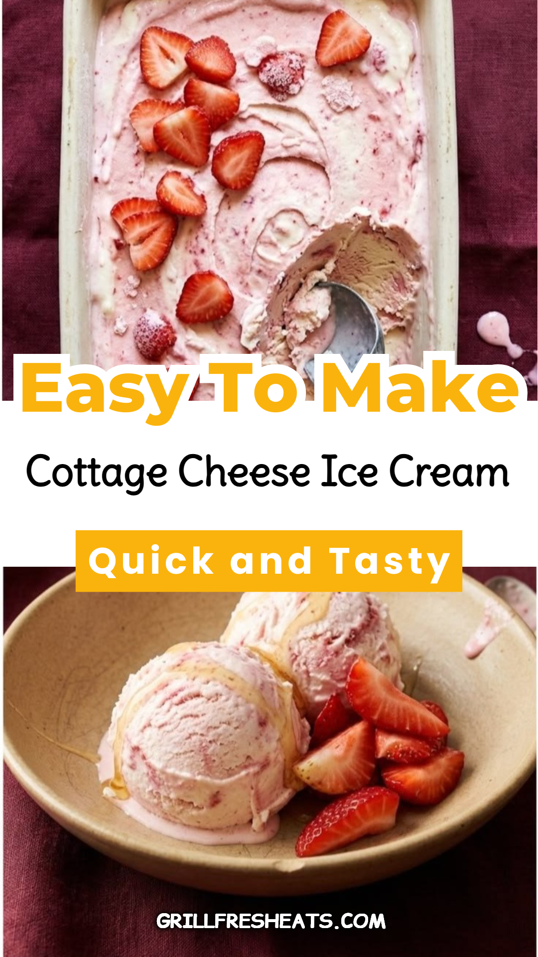Cottage Cheese Ice Cream 1 Cottage Cheese Ice Cream