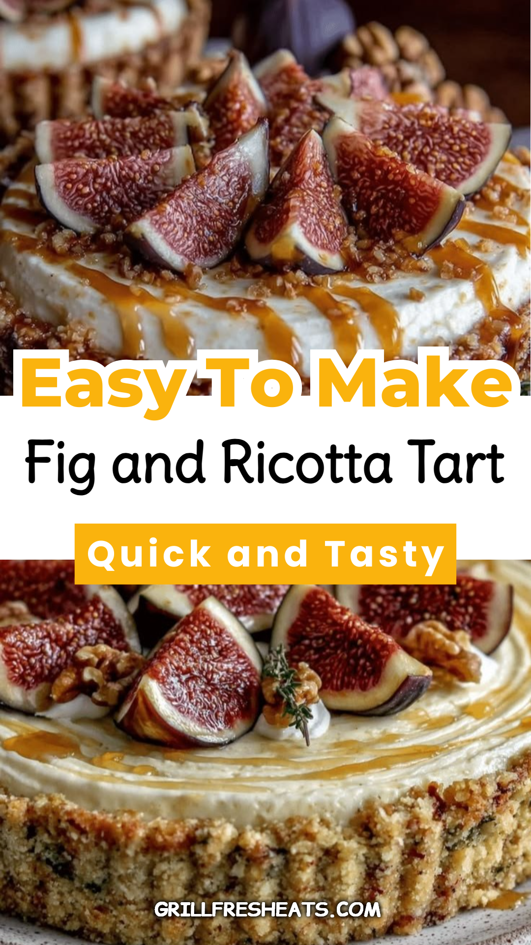 Fig and Ricotta Tart 1 Fig and Ricotta Tart
