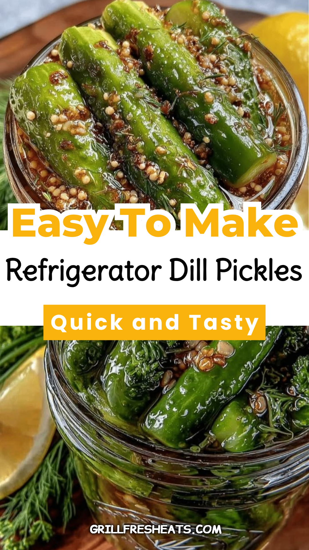 Refrigerator Dill Pickles