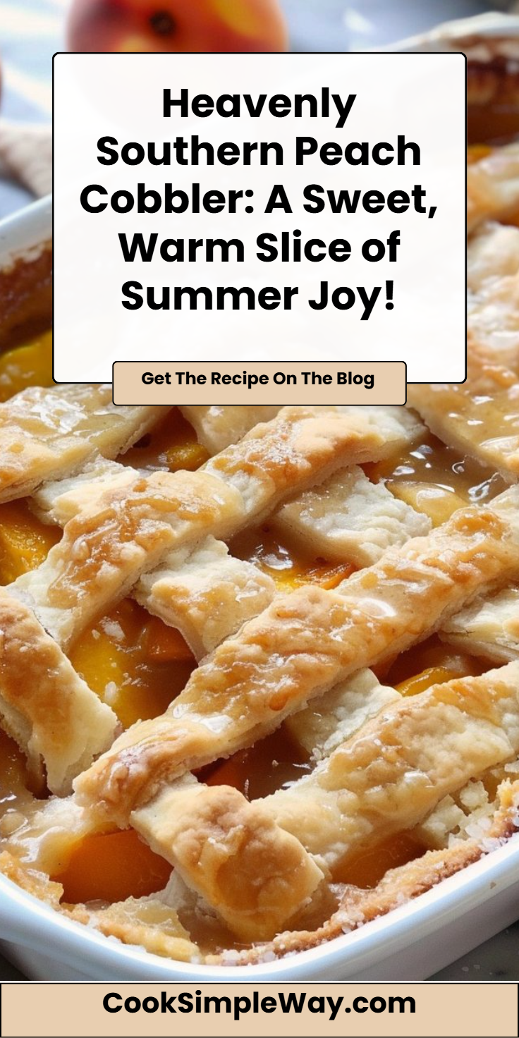 Southern Peach Cobbler