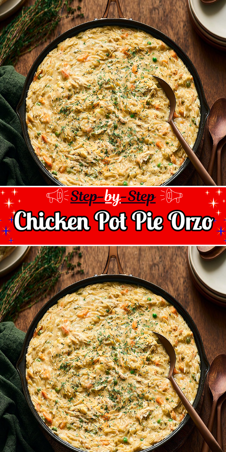 Chicken Pot Pie Orzo