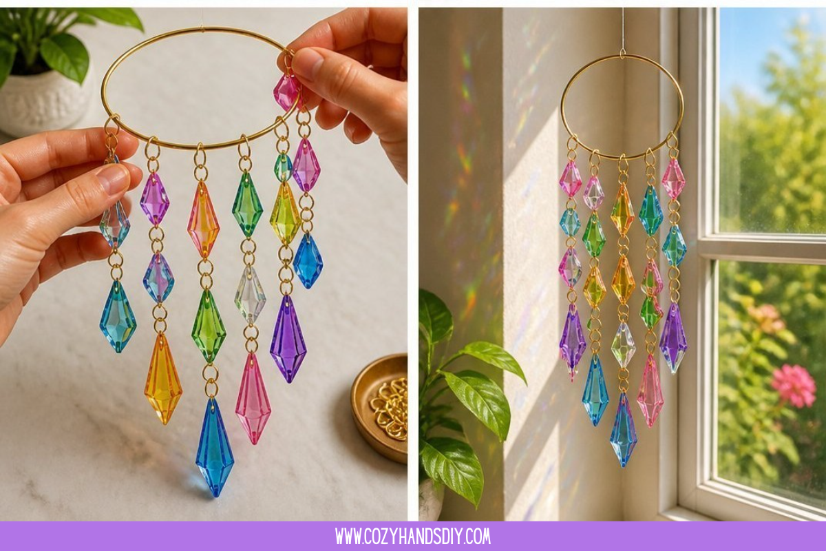 How to Make a Recycled Plastic Bottle Crystal Suncatcher 5 How to Make a Recycled Plastic Bottle Crystal Suncatcher