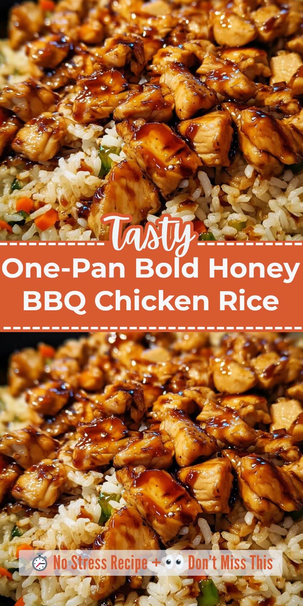 One-Pan Bold Honey BBQ Chicken Rice