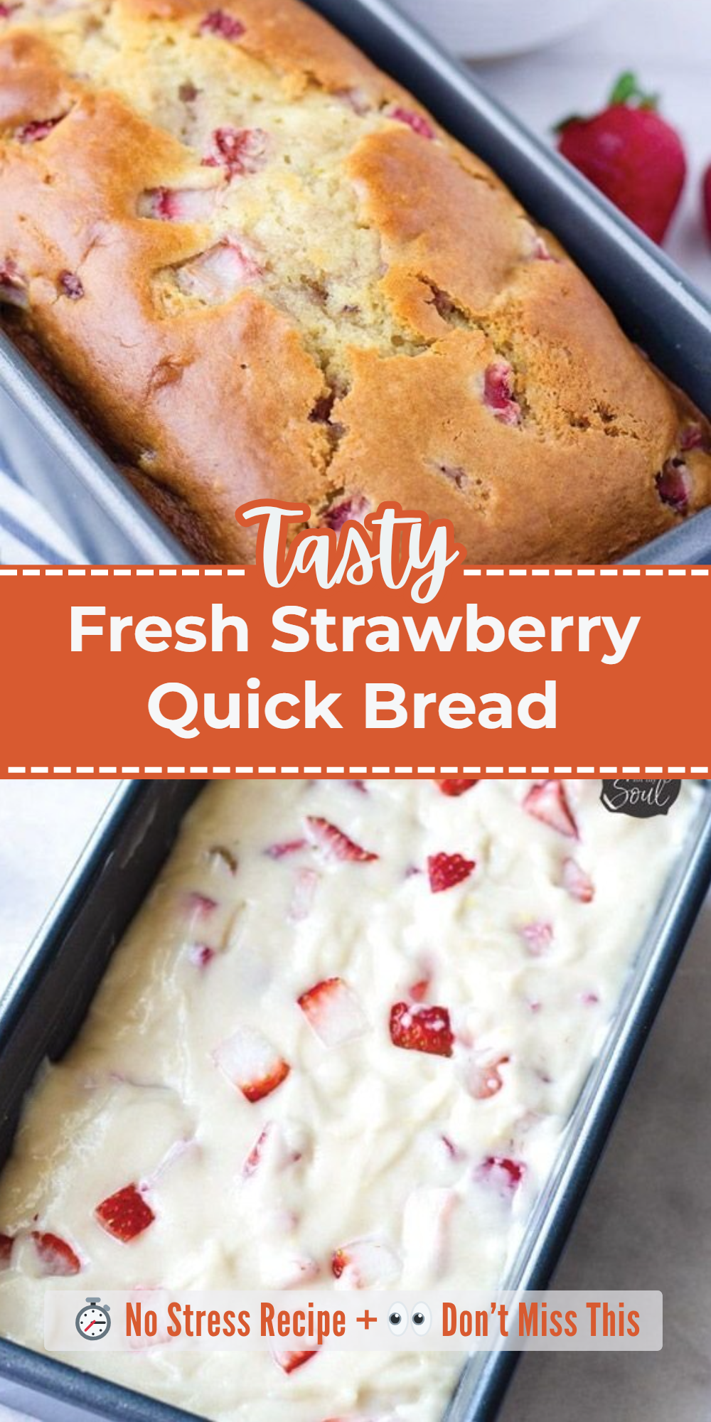 Fresh Strawberry Quick Bread