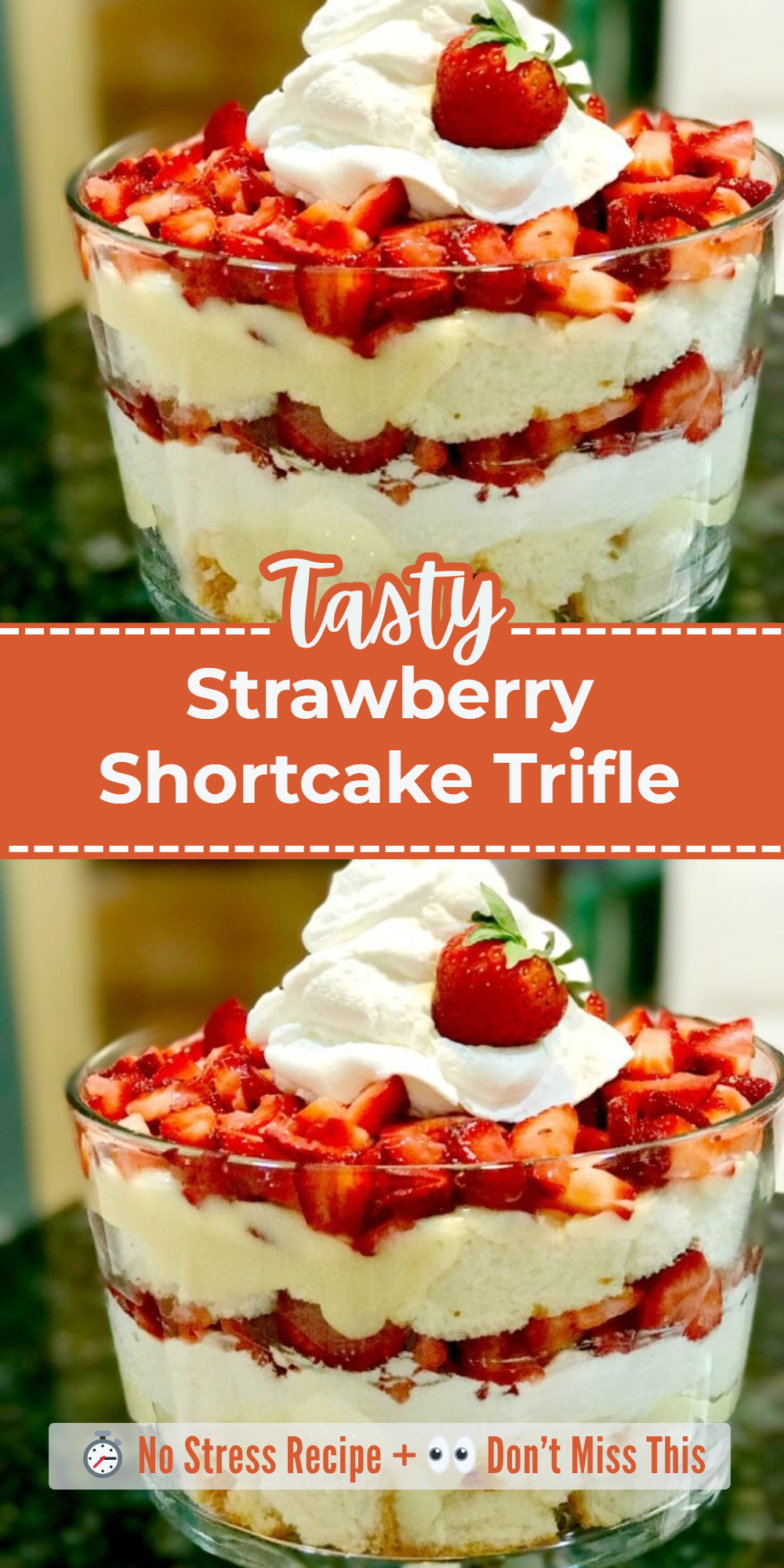 Strawberry Shortcake Trifle