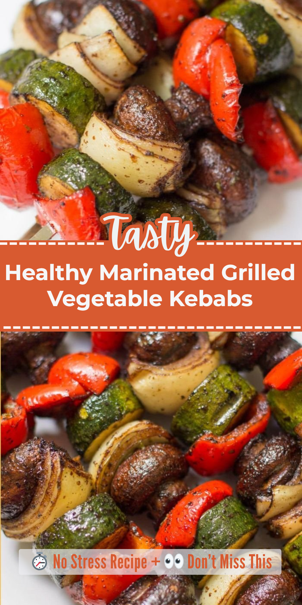 Healthy Marinated Grilled Vegetable Kebabs