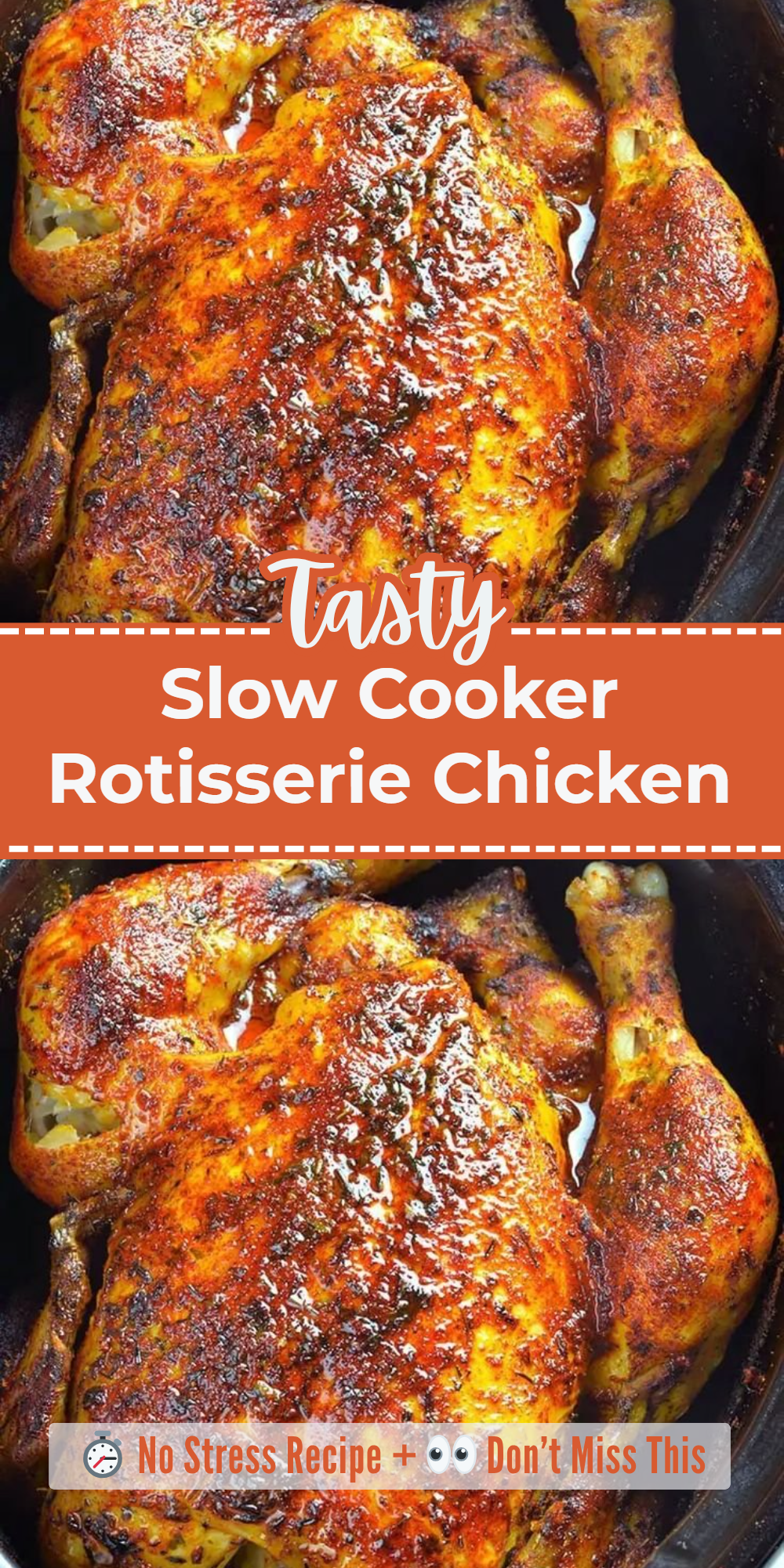 Slow Cooker Rotisserie Chicken
