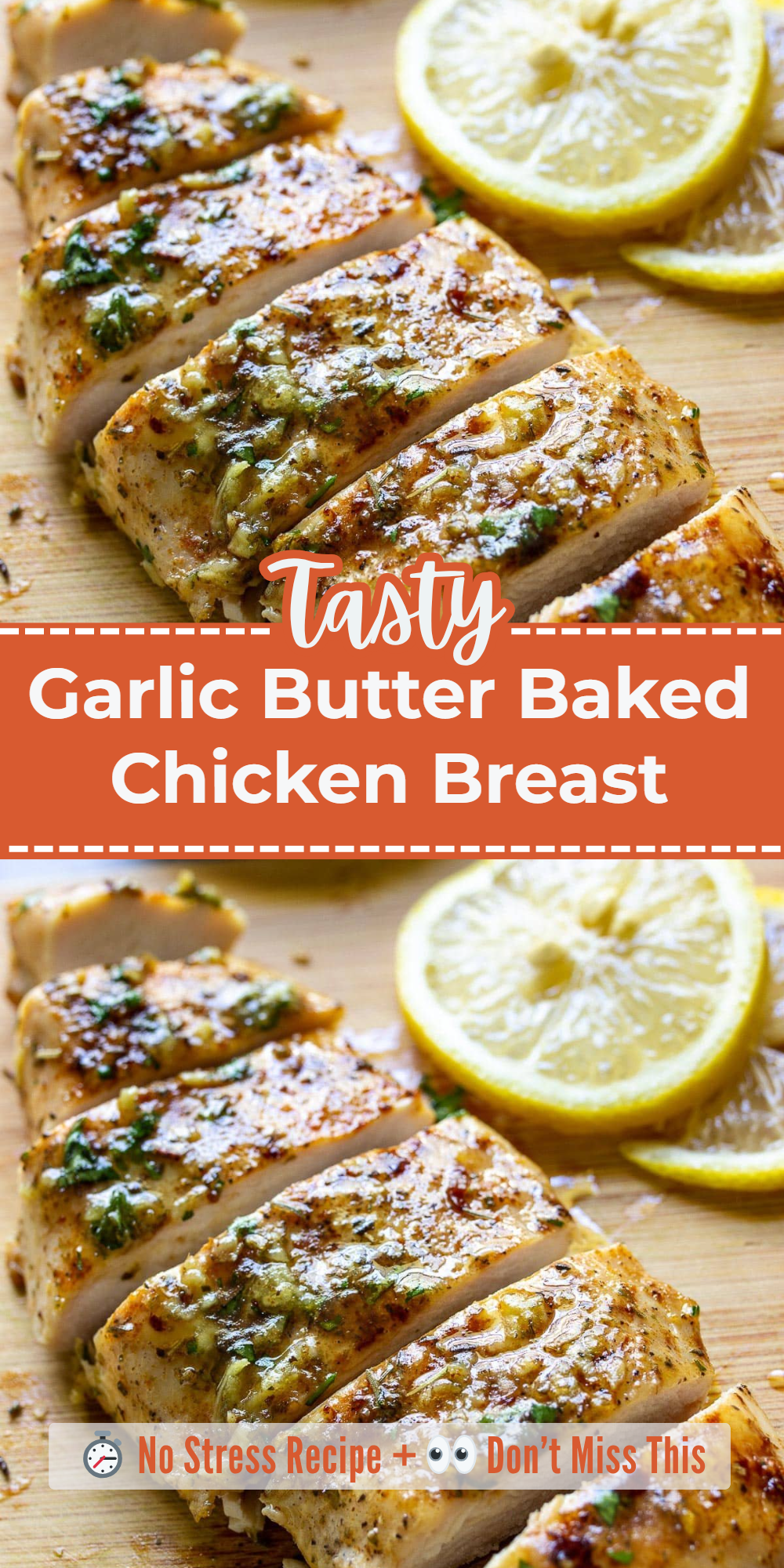Garlic Butter Baked Chicken Breast