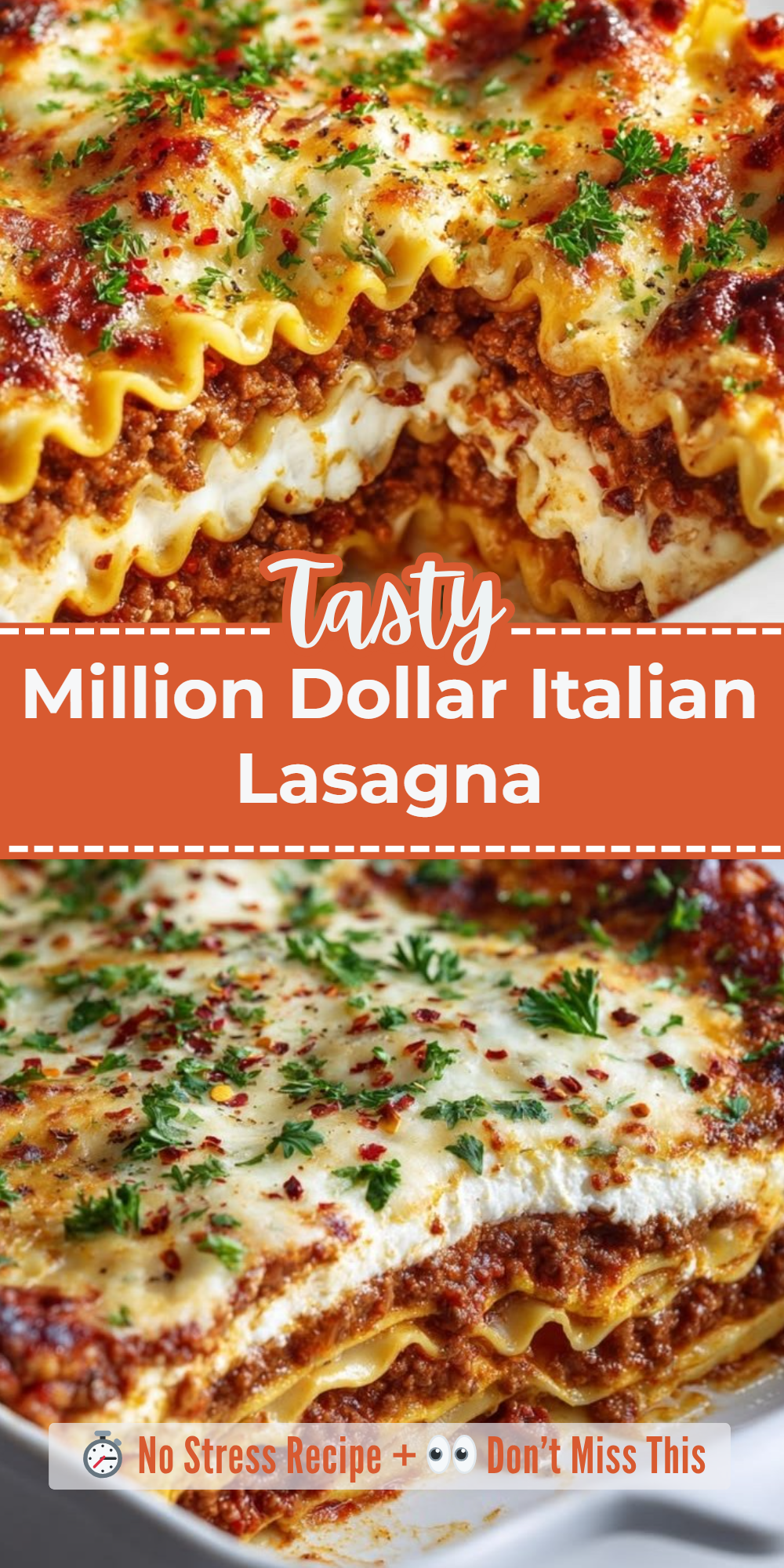 Million Dollar Italian Lasagna