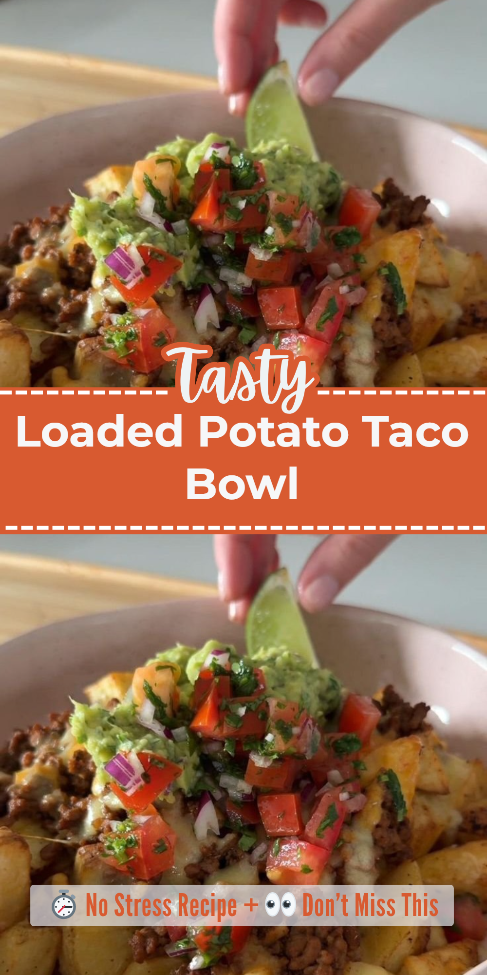 Loaded Potato Taco Bowl